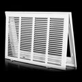 20x12 Return Air Grille [Duct Opening Size],Return Air Vent Cover for Wall Or Ceiling,Steel Return Air Filter Grilles Removable Face/Door for 1 Inch Filters (20"W x 12"H [Duct Opening])