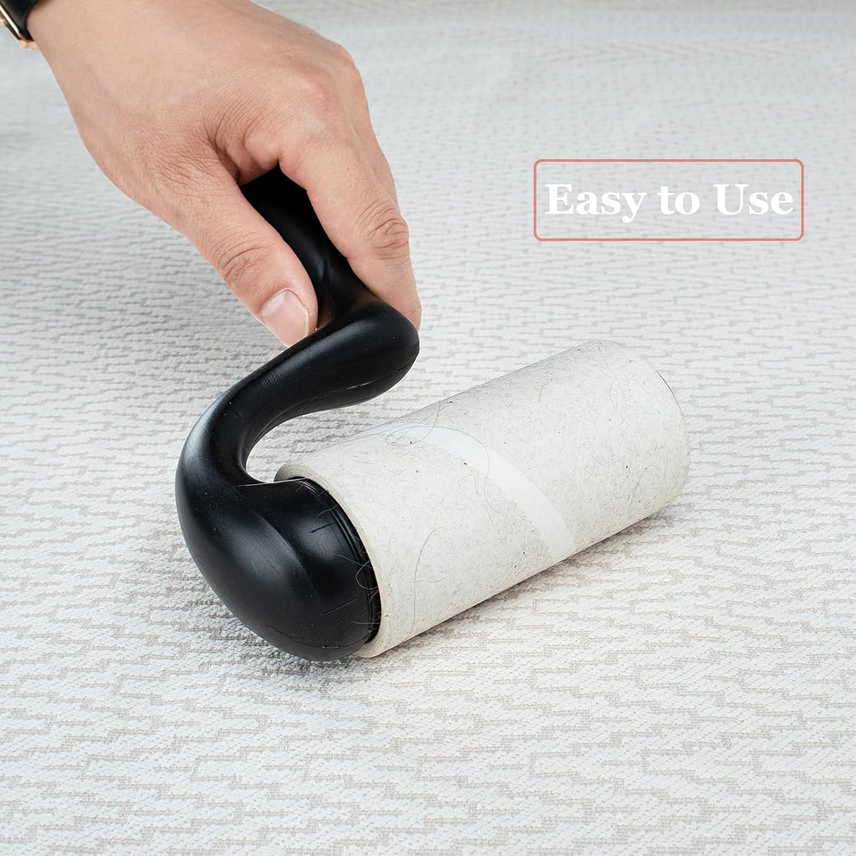 4 inch Lint Roller Refills Only for Scotch Brite, Everyday Clean Lint Roller Refills Pack of 4 Rolls, Extra Sticky 90 Sheets per Refill, 360 Sheets Total (Inside Dia. 1 3/4 inch)