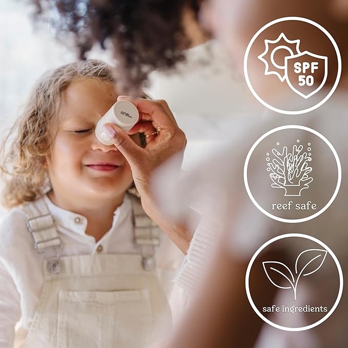 Roe Wellness- Baby Sunscreen Stick SPF 50 Roll-on Stick Clean Ingredients Zinc Oxide | Face & Body UVA & UVB Protection For Toddlers, Newborns