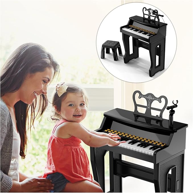 Toy Pianos for Kids Ages 3-7 - Children's Musical Keyboard for Beginners Boys Girls Birthday Gift Learning Piano 37 Keys 4 5 6 8 Years Old Girls and Boys Birthday Gift