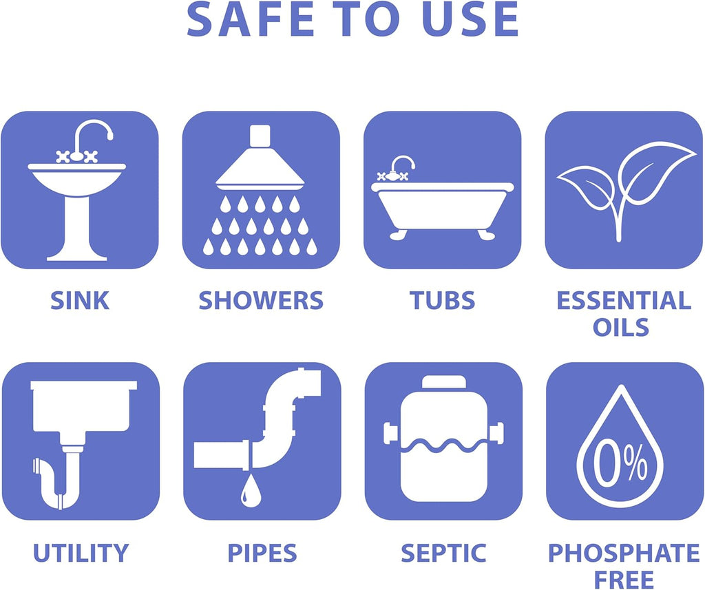 SANI 360° Sani Sticks Drain Cleaner and Deodorizer, 24 Count, Orange Scent Enzyme Pipe Cleaners, Eliminate Odors, Prevent Clogged Drains, Safe for Sinks, Bathtub Drains, Septic Tanks