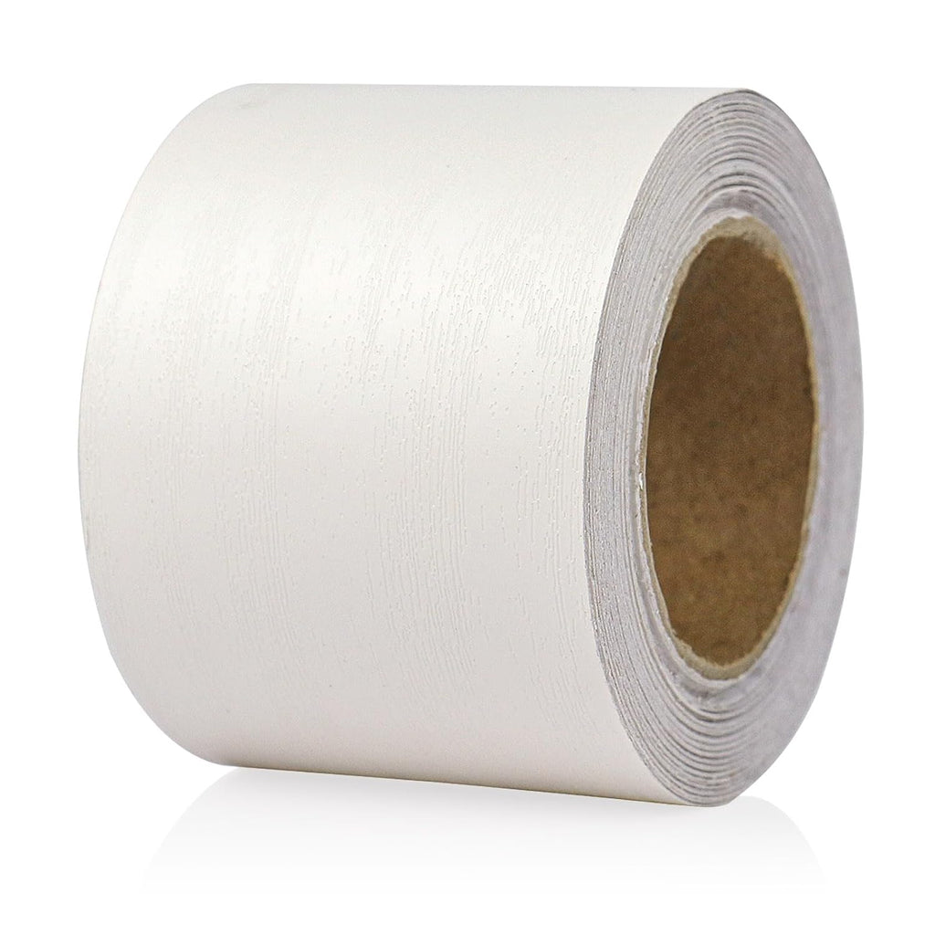 BOMEI PACK Wood Grain Repair Tape,Self Adhesive Repair Patch for Furniture, Floors, Cabinets, Windows, Doors, RV, Home Decor and DIY Projects (1, White)