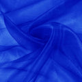 VACVELT Sheer Organza Fabric by The Yard, 60 Inch Wide Royal Blue Organza Fabric Bolt Bridal Sheer Tulle Fabric, Silk Organza Fabric Roll for Wedding Party Decorations Backdrop Curtain (2 Yards)