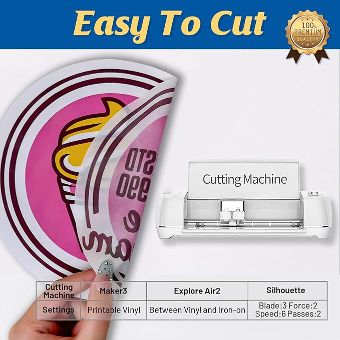 TransOurDream Tru-Heat Transfer Paper for Light T Shirts (200 Sheets 8.5x11, 3.0) Printable HTV Heat Transfer Vinyl for Inkjet & Laserjet Printer Iron on Transfers for Light Fabrics