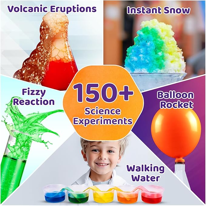 Smartivity Legendary Mega 150 Science Experiment Kit for Kids, Smart Birthday Gifts, Educational Science Experiments for Boys & Girls, STEM Toys for Learning & Fun for Age 6, 7, 8, 9, 10, 11, 12,14