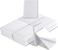 Zonon 16 Pieces Door Corner Seal Weatherstripping Exterior Door Frame Seal Draft Stopper Adhesive Corner Pads for Weather Stripping and Draft Protection (White)