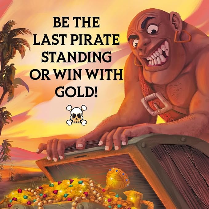 Booty Dice | Quick Pirate Dice Game | Great for Family Game Night | Perfect for Kids and Adults | Ages 8 and up