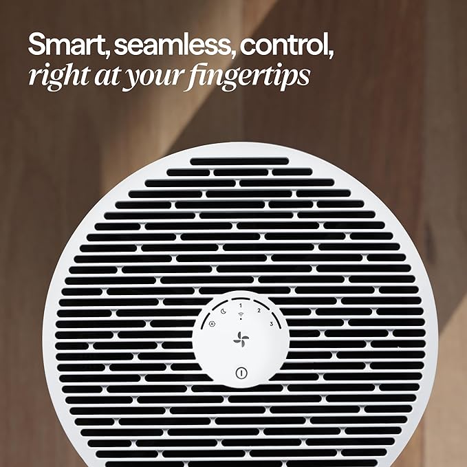 BLUEAIR Air Purifier for Small Room, Bedroom, Home, Cleans 926 sqft in one hour, HEPASilent Air Cleaner for Pets, Allergens, Virus, Dust, Mold, Smoke - Blue Pure 511i Max