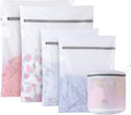 GOGOODA Laundry Mesh Wash Bags for Delicates (5 Set-2L, 2M, 1 Cylinder)