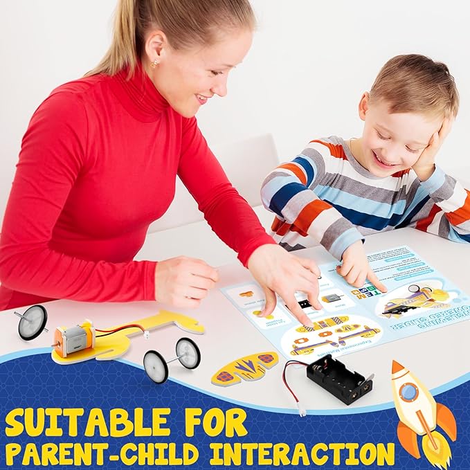 STEM Kits for Kids Age 8-10, STEM Toys for Boys Age 8-12, Science Experiments Robotics Engineering Projects Crafts Robot Building Activities for 6 7 8 9 10 11 12 13 14 Year Old Boys