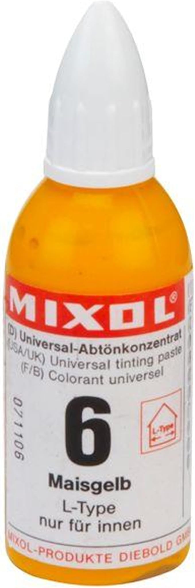Mixol Universal Tints, Maize Yellow, #06, 20 Ml