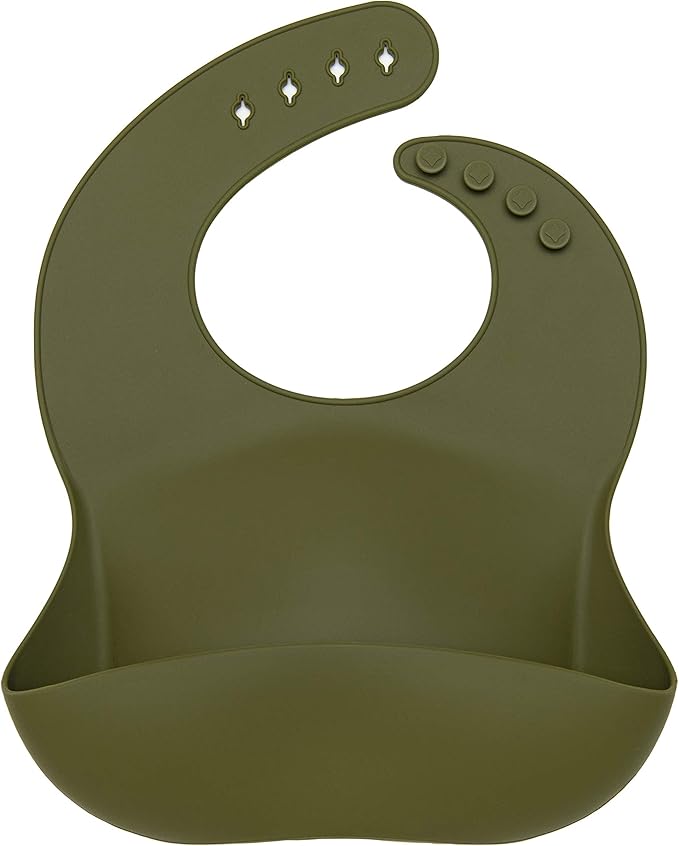 Loulou Lollipop Soft, Waterproof Silicone Feeding Bib