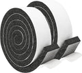 2 Rolls 1 Inch W 3/8 Inch T Weather Stripping Air Conditioner Open Cell Foam Seal Tape, Window Insulation High Resilience Seal Strip for Doors Window,Total 16FT