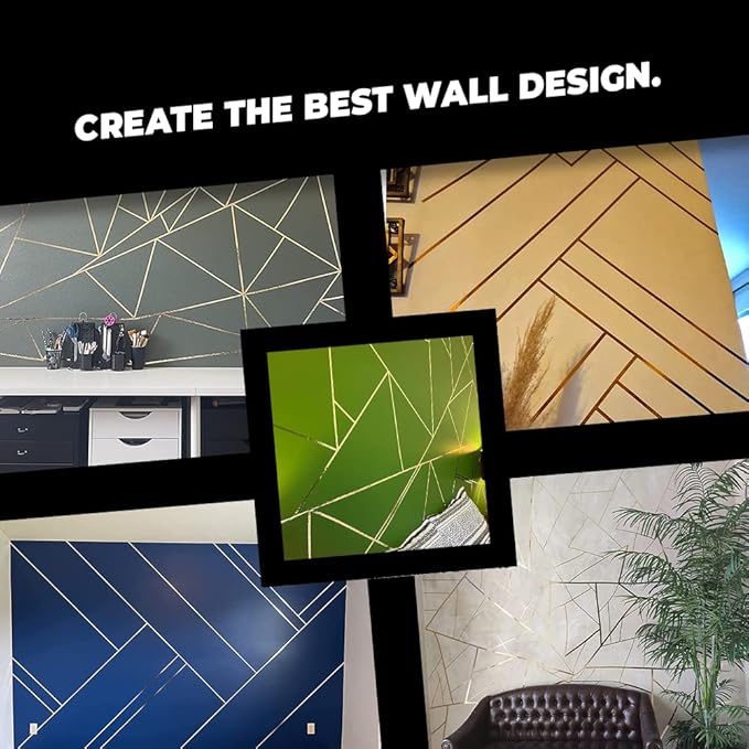 WOD MPFT2 Black Metalized Polyester Mylar Film Tape with Acrylic Adhesive, 3 inch x 72 yds. Vibrant Mirror Black Tape, Decor Tape for Detailing Accent Wall, Graphic Arts, Car and Boat Trim
