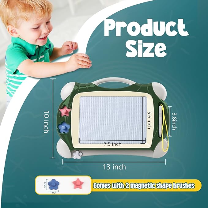 Magnetic Drawing Board, Toddler Toys for Age 1 2 3 Boys Girls, Toddler Drawing Board, Birthday Easter Christmas Halloween Kids Toy Gifts for Boys and Girls