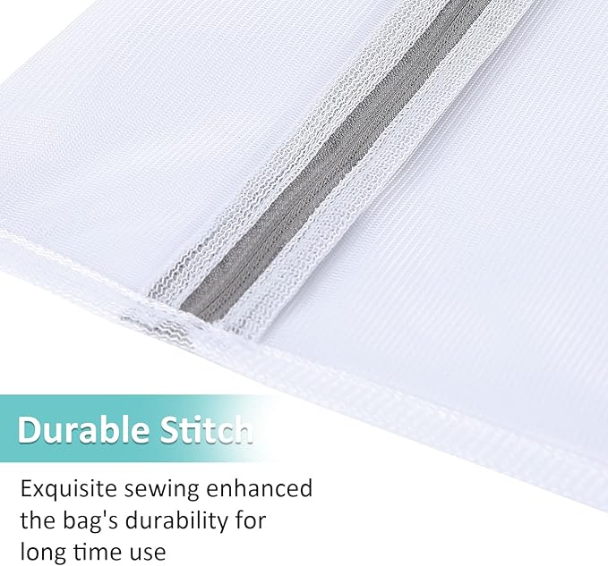 GOGOODA Laundry Mesh Wash Bags for Delicates (5 Set-2L, 2M, 1 Cylinder)