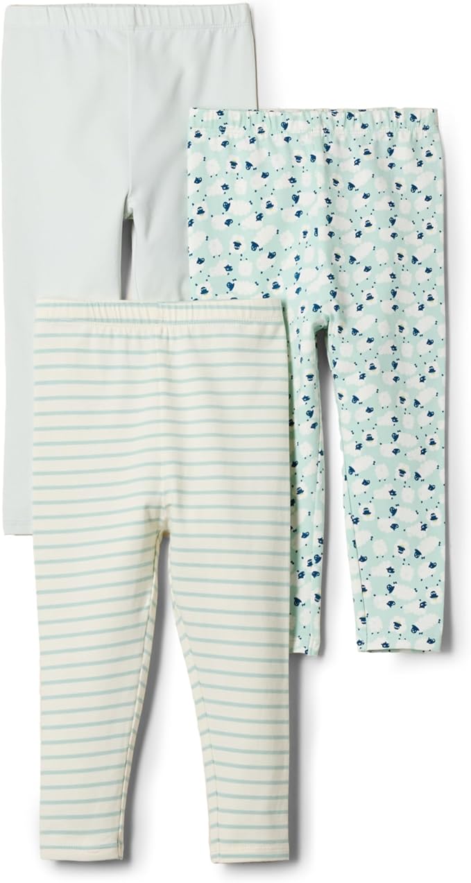 Amazon Essentials x Sofia Grainge Unisex Toddlers and Babies' Legging, Pack of 3