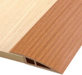 Vinyl Door Threshold Flooring Transition Strip Self Adhesive Carpet Edging Strip for Laminate Doorway Edge Threshold from 3/5" to 4/5" (Yellow Wood Grain, 3.3 Ft)