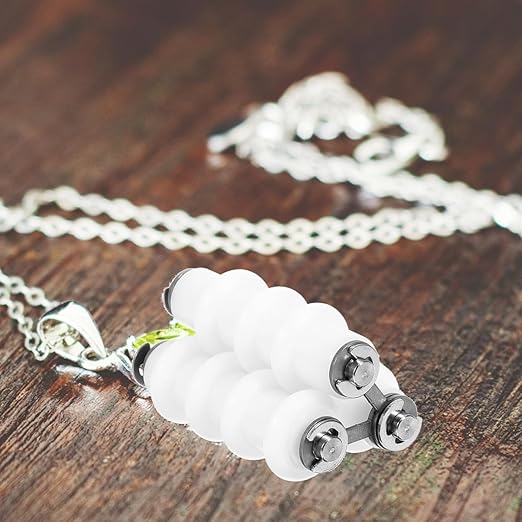 DOITOOL Nylon Wire Straightener for Jewelry Making, Jewelry Wire Straightener Tool Wrapping Tools for DIY Crafts Aluminum Craft Line Straightening, 3 Rollers
