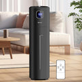 Large Humidifiers for Bedroom, 9L/2.5Gal Ultrasonic Cool Mist, Easy Clean with 350ML/H Large Mist Speed, Quiet Tower, Suitable for Kids Room Plant Yoga (Black)