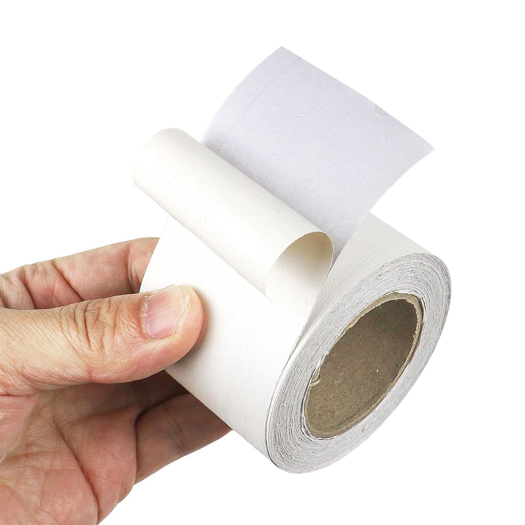BOMEI PACK Wood Grain Repair Tape,Self Adhesive Repair Patch for Furniture, Floors, Cabinets, Windows, Doors, RV, Home Decor and DIY Projects (1, White)