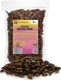 Premium Grade New Zealand Pinus Radiata Bark by Gardenera - Organic Hand Mixed New Zealand Pine Bark for Orchids - Medium Chips 9-12mm - 2 Quart