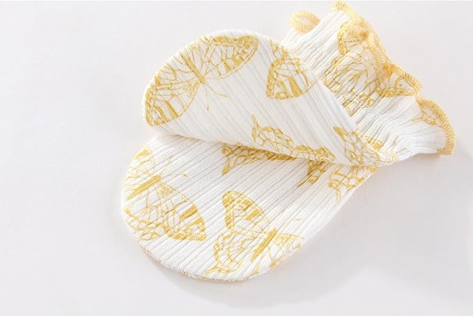 Cute Baby Girl Hats Mittens Set 10-Pack New Born Boy Caps Gloves Suit 0-6 Months Infant Accessories
