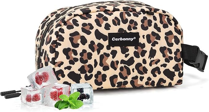 Small Cooler Bag Freezable Lunch Bag for Work School Travel,Leak-proof Small Lunch Bag,Small Insulated Bag For Kids/Adults,Freezer Lunch Bags,Freezable Snack Bag,Mini Lunch Bag 9.8x5.5x4 inch