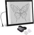 HSK A3 Artist tracing Light Box Copy Table, 12V1A Adapter Power Dimmerable 6000 Lux Lock Button Artcraft Light Pad for Tatto Drawing, Sketching, Animation,Diamond Painting