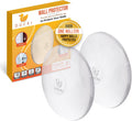 Ducki Door Stop Wall Protector | Self Adhesive Door Knob Wall Protectors from Door Knobs | Rubber Door Stoppers for Wall Damage & Noise | Durable, Shock Absorbent & Discreet | 2 Pack Clear Door Stops