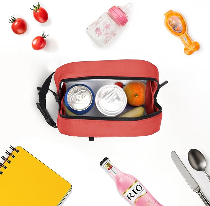 Cerbonny Small Cooler Bag Freezable Lunch Bag for Work School Travel, Leak-proof, Insulated, Suitable for 3+