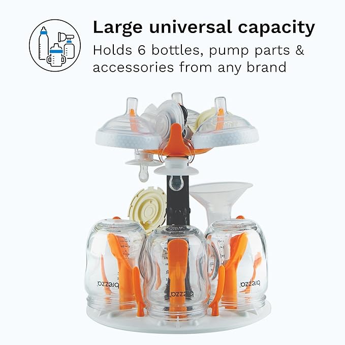 Baby Brezza Baby Bottle Sterilizer and Dryer Machine – Electric Steam Sterilization - Universal Fit - Pacifiers, Glass, Plastic, and Newborn Feeding Bottles