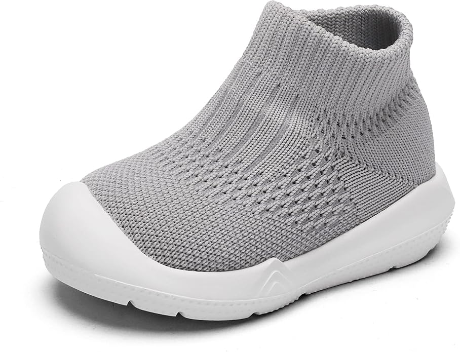 Engtoy Baby Shoes & Socks - Non-Slip Breathable Slippers with Soft Rubber Sole - Baby Boys & Girls Slip On Sneakers