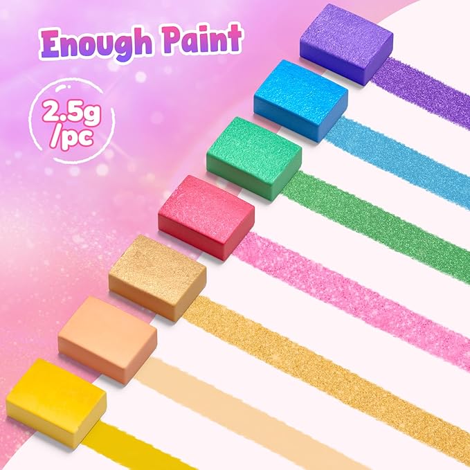 JoyCat Paint with Water Coloring Books, Art & Craft Activity, Princess No Mess Art for Kids Ages 4-8, Craft Kits & Supplies, DIY Creative Activity, Presents for Girls & Boys