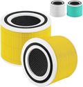 Core 300 Core 300s Filter Compatible with LEVOIT Core 300 and Core 300S VortexAir Air Purifier, Core 300-RF and Core P350 3-in-1 Hepa Filter, Part No. Core 300-RF and Core P350-RF, 2 Pack yellow