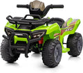 Kids ATV 4 Wheeler, 6V Ride-On Toy for Toddlers Boys & Girls with Music, Forward & Reverse - Green