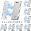 Ultra Thin Cabinet Door Magnets Catch,Magnetic Door Catch,Cabinet Latch Magnetic Closures for Kitchen Closet and Cupboard Wardrobe (White Magnetic 8P)