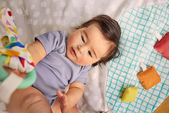 Lovevery Play Gym and Sensory Strands Bundle, Stage-Based Developmental Activity Gym for a Whole Year of Play Baby to Toddler Including Play Guide, Ages 0+ Months
