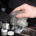 CLICK CLEAN 2Pcs Cleaning Gel for Car, 7oz Car Detailing Tools, Cleaning Putty Gel, Car Interior Cleaner Universal Dust Cleaner for Keyboard, Laptop, Air Vents (Coconut)