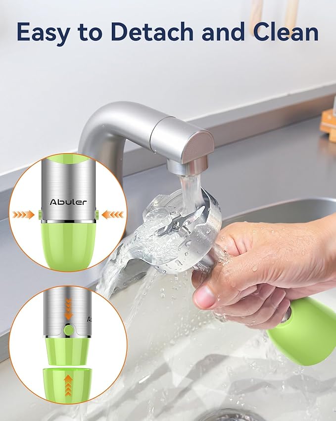Immersion Blender Handheld 1000W 5 in 1 Corded Stick Hand Blender Kitchen with 12 Speed, BPA-Free, Mixing Beaker, Chopper, Whisk, Milk Frother, Perfect Emulsifier for Soup, Baby Food, Sauce, Puree