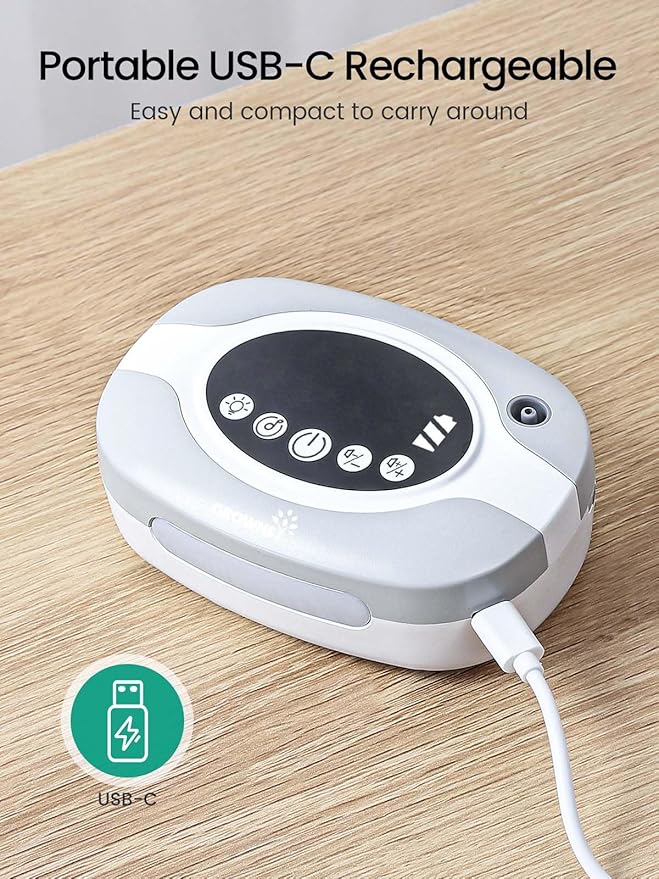 GROWNSY Electric Nose Suction for Baby, Hospital-Grade Nasal Aspirator with Night Light,Soothing Lullabies, Baby Nose Sucker with 9 Adjustable Suction Levels
