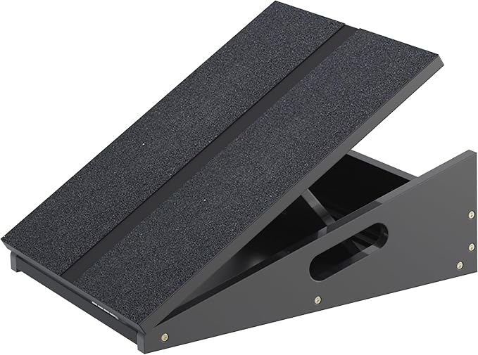 Wood Slant Board Calf Stretcher - Professional Calf Stretcher Slant Board for Physical Therapy, Incline Stretching, and Rehabilitation Exercises - Durable and Adjustable Balance Tool