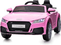 Licensed Audi Electric Kids Car, 12V Kids Ride-on Toy Car for Toddlers w/Remote - Pink