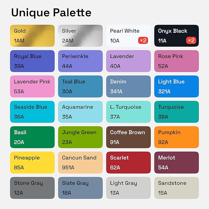 ARTISTRO - Fabric Paint pens and Paint Markers – Permanent Fabric Decorating Pens for Clothes, Canvas, and DIY Crafts (30 Medium Tip)