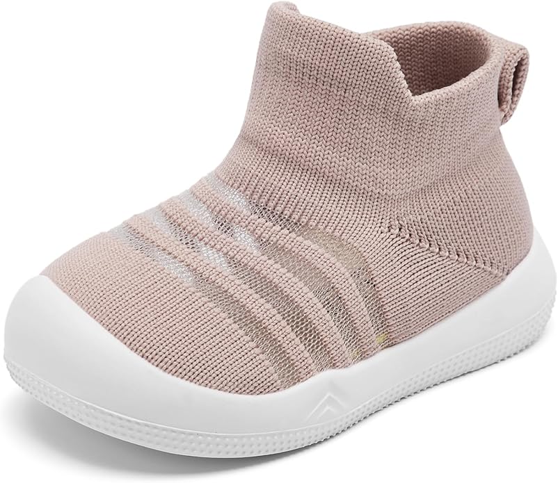 Engtoy Baby Shoes & Socks - Non-Slip Breathable Slippers with Soft Rubber Sole - Baby Boys & Girls Slip On Sneakers
