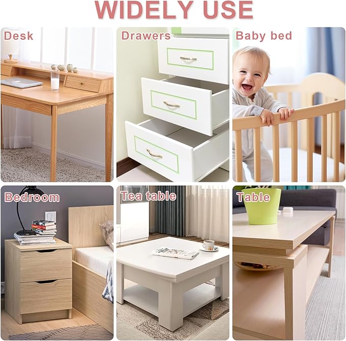 100% Silicone Corner Protectors,Corner Protector Baby Proofing, Soft Edge Protector,Furniture Corner Guard & Edge Safety Bumpers with Strong Adhesive for Furniture&Sharp Corners
