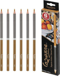 Cezanne Creative Mark Premium Colored Pencils Mars Yellow 6 Pack - Highly-Pigmented Drawing Pencils - Coloring Pencils for Drawing, Blending, Coloring, and More