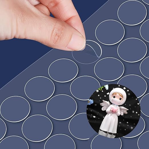 Adhesive Stick dots Two-Sided Sided Mounting Putty Stick Tack for Wall Hanging Crafts Balloons Festival Party Decorations,Clean Removable(0.59"*0.59"-100)