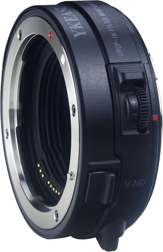 Drop-in Filter Mount Adapter EF-EOS R with Variable ND Filter for Canon EF/EF-S Lens to Canon EOS R RP R3 R5 R6 R7 R8 R10 R50 R100 C70 Cameras