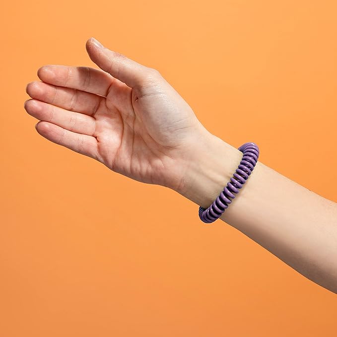 15 Pack Mosquito Repellent Bracelets, DEET-Free for Kids & Adults, Individually Wrapped Bands
